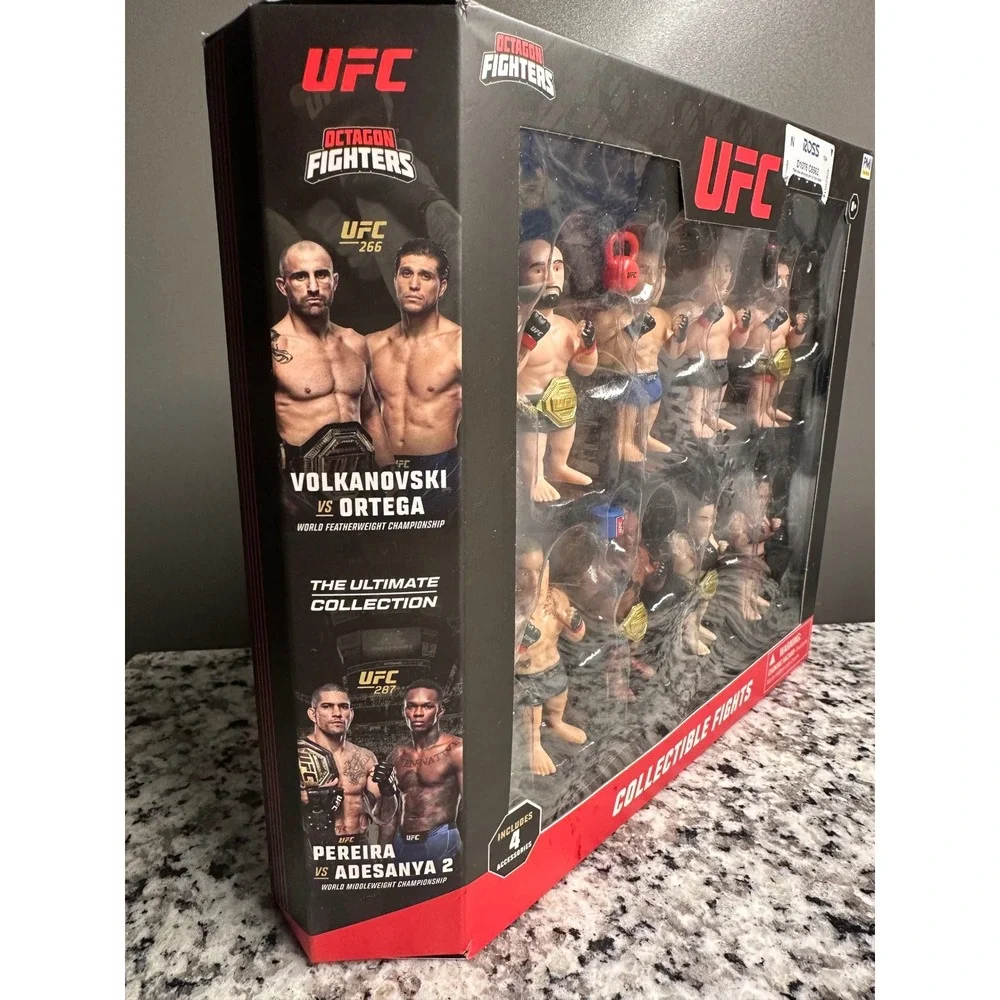 PMI UFC Collectible Fights Octagon Fighters Collectible‎ Fights 8 Figurines Set
